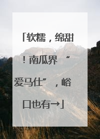 软糯，绵甜！南瓜界 “爱马仕”，峪口也有→