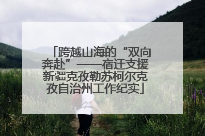 跨越山海的“双向奔赴”——宿迁支援新疆克孜勒苏柯尔克孜自治州工作纪实