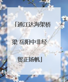 通江达海架桥梁 岳阳中非经贸正扬帆
