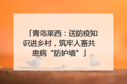 青岛莱西：送防疫知识进乡村，筑牢人畜共患病“防护墙”