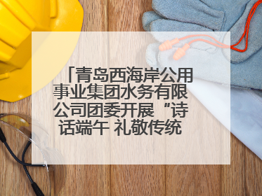 青岛西海岸公用事业集团水务有限公司团委开展“诗话端午 礼敬传统”主题活动