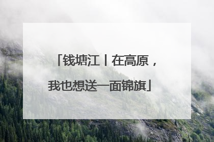 钱塘江丨在高原，我也想送一面锦旗