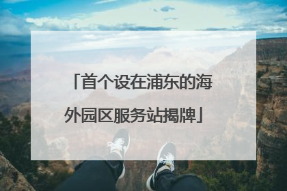 首个设在浦东的海外园区服务站揭牌
