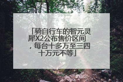骑自行车的智元灵犀X2公布售价区间，每台十多万至三四十万元不等