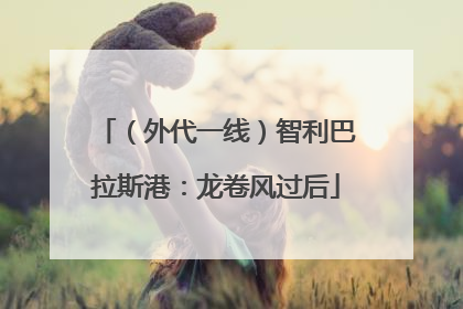 （外代一线）智利巴拉斯港：龙卷风过后