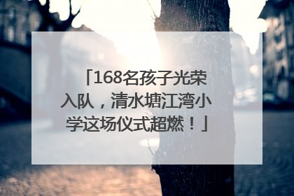 168名孩子光荣入队，清水塘江湾小学这场仪式超燃！