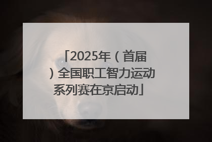 2025年（首届）全国职工智力运动系列赛在京启动