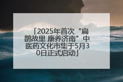 2025年首次“扁鹊故里 康养济南”中医药文化市集于5月30日正式启动