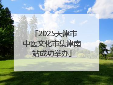 2025天津市中医文化市集津南站成功举办