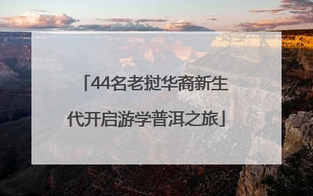 44名老挝华裔新生代开启游学普洱之旅