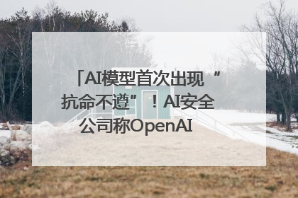 AI模型首次出现“抗命不遵”！AI安全公司称OpenAI o3模型出现异常