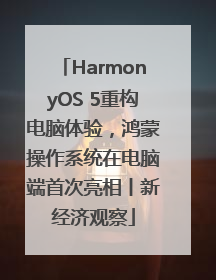 HarmonyOS 5重构电脑体验，鸿蒙操作系统在电脑端首次亮相丨新经济观察